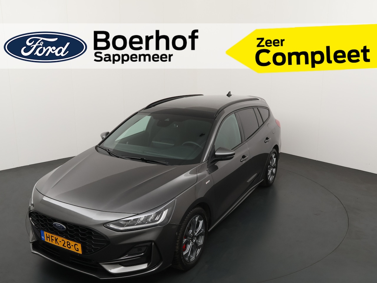 Ford Focus Wagon - EcoBoost 125PK Hybrid ST Line | Pano I AGR stoelen I Sync4 I Camera I All season I fabr. g - AutoWereld.nl