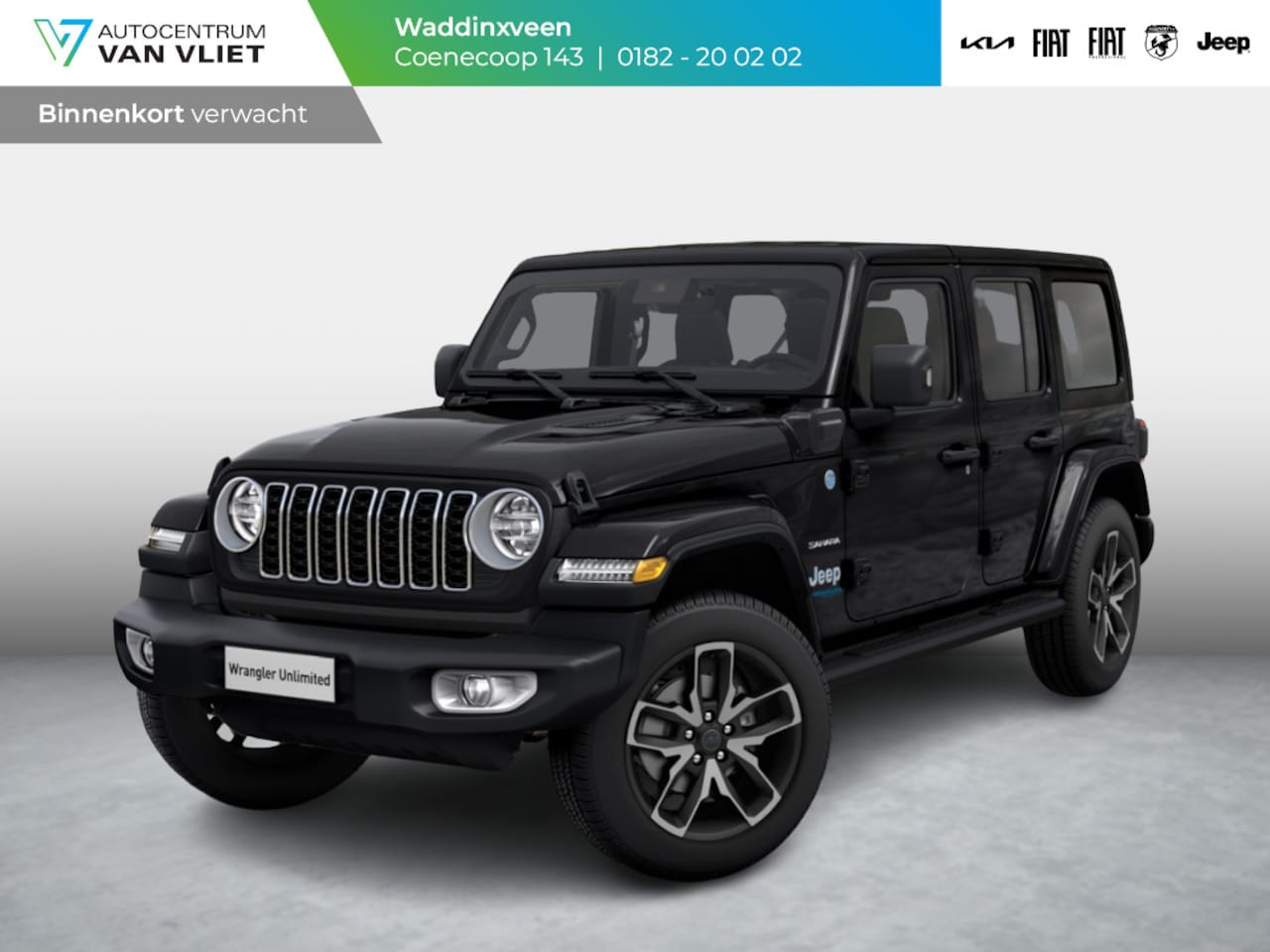 Jeep Wrangler Unlimited - 4xe 380 Sahara | MY25 | 20" met M+S banden | Geel kenteken ! - AutoWereld.nl