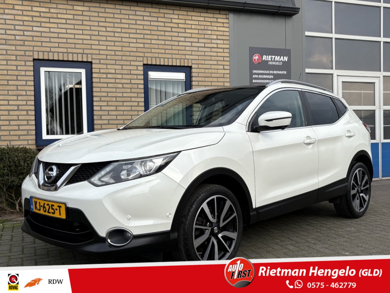 Nissan Qashqai - 1.2 Tekna PANO-CRUISE-TREKHAAK-STOELVERWARMING-CAMERA - AutoWereld.nl