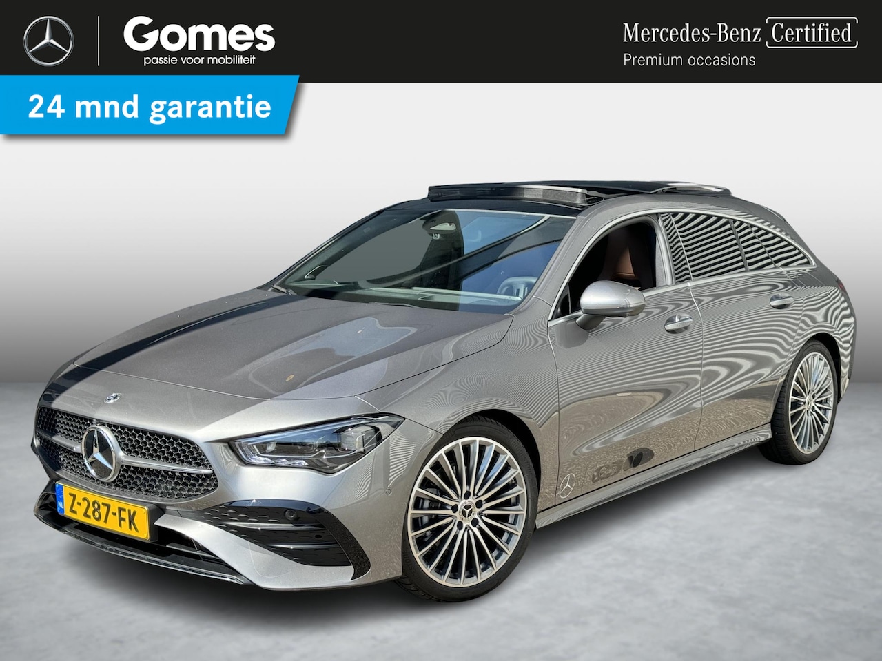 Mercedes-Benz CLA-klasse Shooting Brake - 180 AMG | Bahia Bruin interieur | Panoramadak | | - AutoWereld.nl