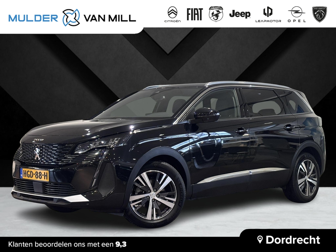 Peugeot 5008 - SUV Allure Pack Business 1.2 Hybrid 136pk e-DSC | NAVI | 360° CAMERA | KEYLESS ENTRY | STO - AutoWereld.nl