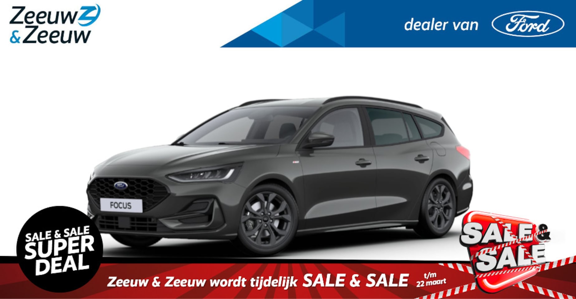 Ford Focus Wagon - 1.0 EcoBoost Hybrid ST Line X | Verwachte Levertijd 16 Weken | Prijs inclusief 2500 euro F - AutoWereld.nl