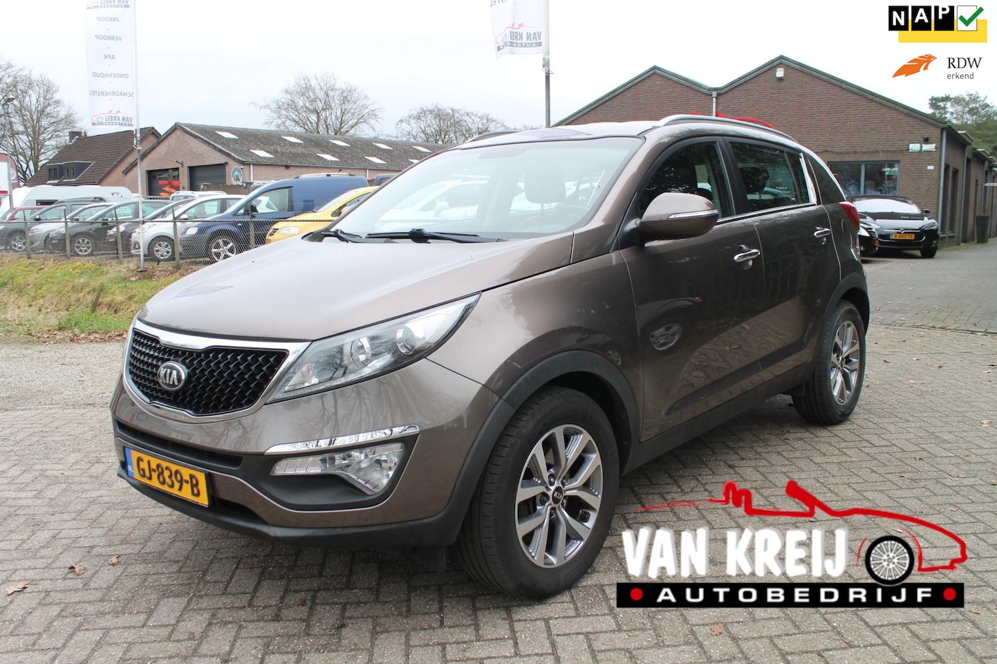 Kia Sportage - 1.6 GDI ComfortLine 1.6 GDI ComfortLine, Leder, Navi, Clima, Pdc< Cruise, Nap - AutoWereld.nl