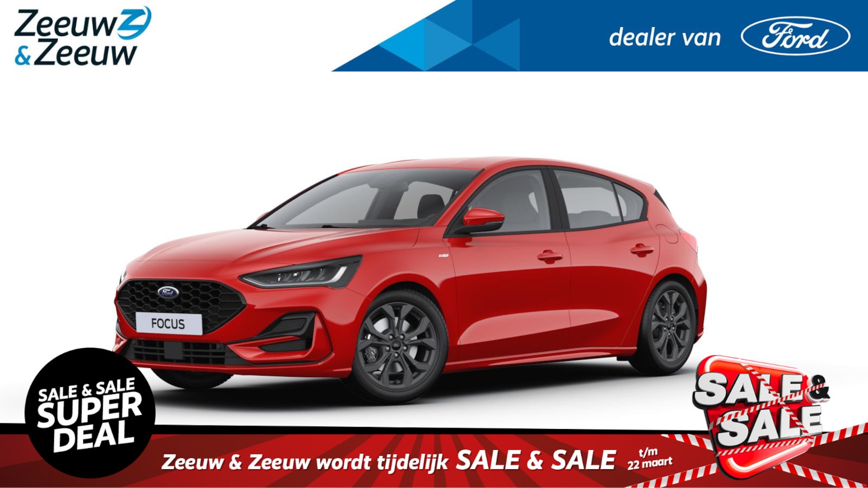 Ford Focus - 1.0 EcoBoost Hybrid ST Line | Verwachte Levertijd 16 weken | Prijs inclusief 2500 euro For - AutoWereld.nl