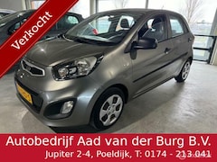 Kia Picanto - 1.0 CVVT 5 Deurs , Metaallak , stootlijsten , Centrale deur vergrendeling , lage km stand