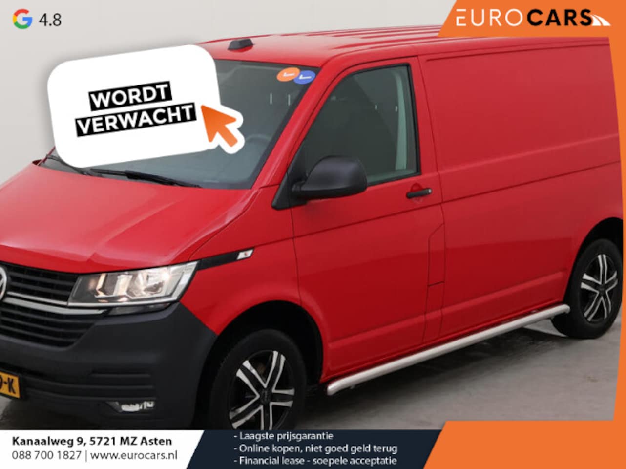 Volkswagen Transporter - 2.0 TDI 150pk DSG Automaat Trekhaak Apple Carplay/ Android Auto Cruise control Airco Sideb - AutoWereld.nl