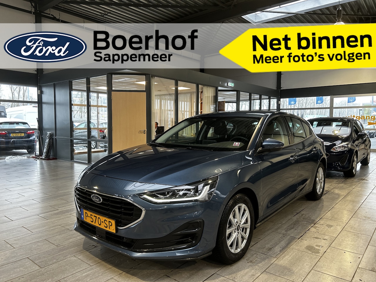 Ford Focus - EcoBoost 100 pk Connected | Camera | Navi | Airco | LED | Apple Carplay | 4 seiz. banden | - AutoWereld.nl