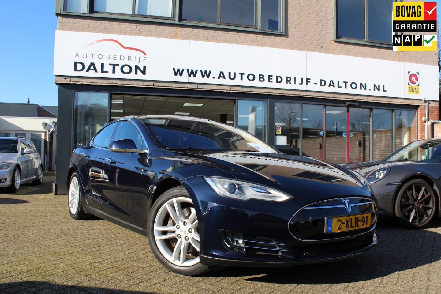 Tesla Model S - 60 Base ELECTR. PANORAMADAK / NAVIGATIE / LEER / CAMERA - AutoWereld.nl