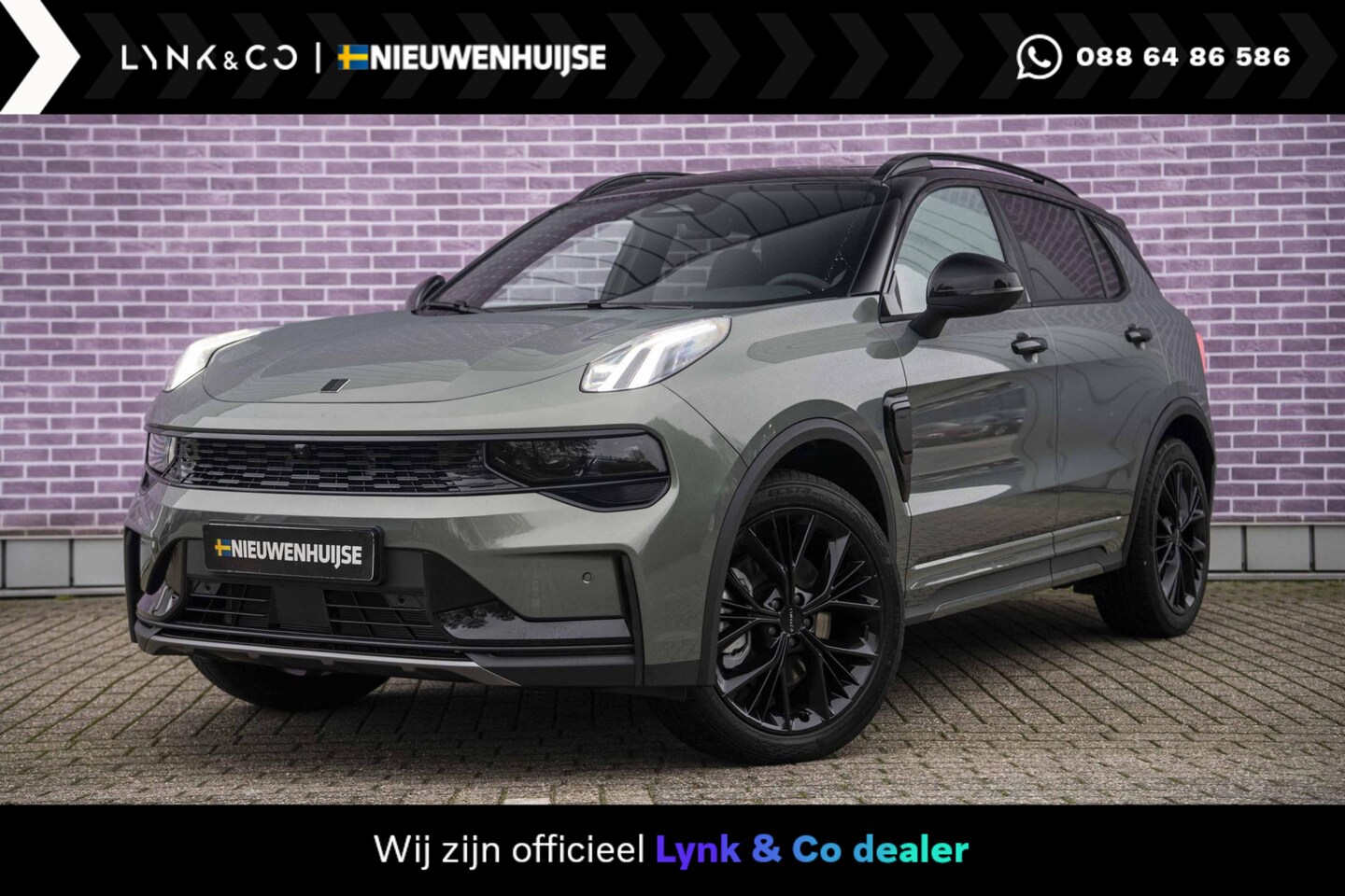 Lynk & Co 01 - 1.5 More UIT VOORRAAD LEVERBAAR | NIEUW MODEL 2025 | Mineral Green - AutoWereld.nl