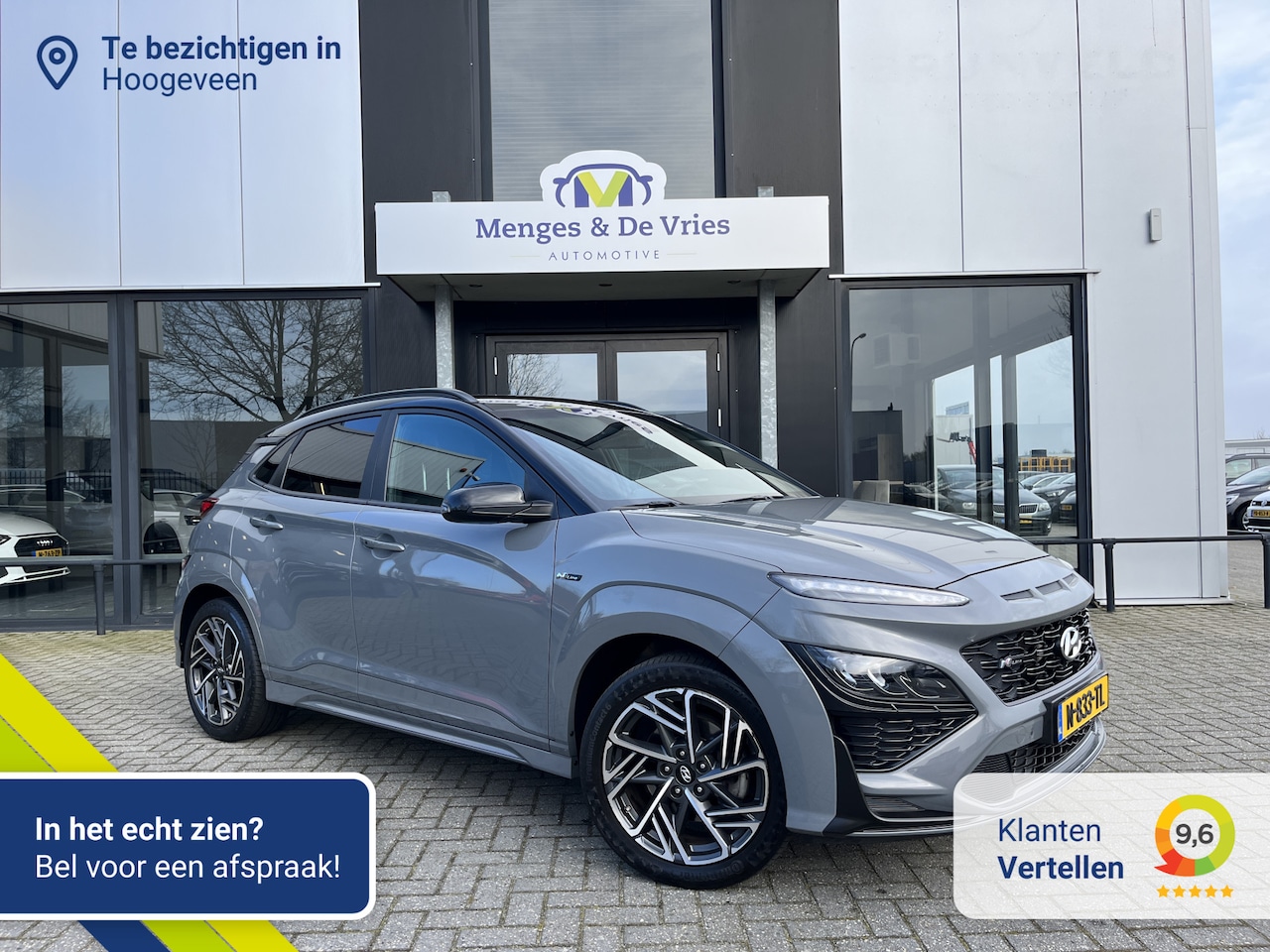 Hyundai Kona - 1.0 T-GDI N Line LED | Stoelverwarming | Stoel koeling | Airco ECC | Apple Carplay Android - AutoWereld.nl