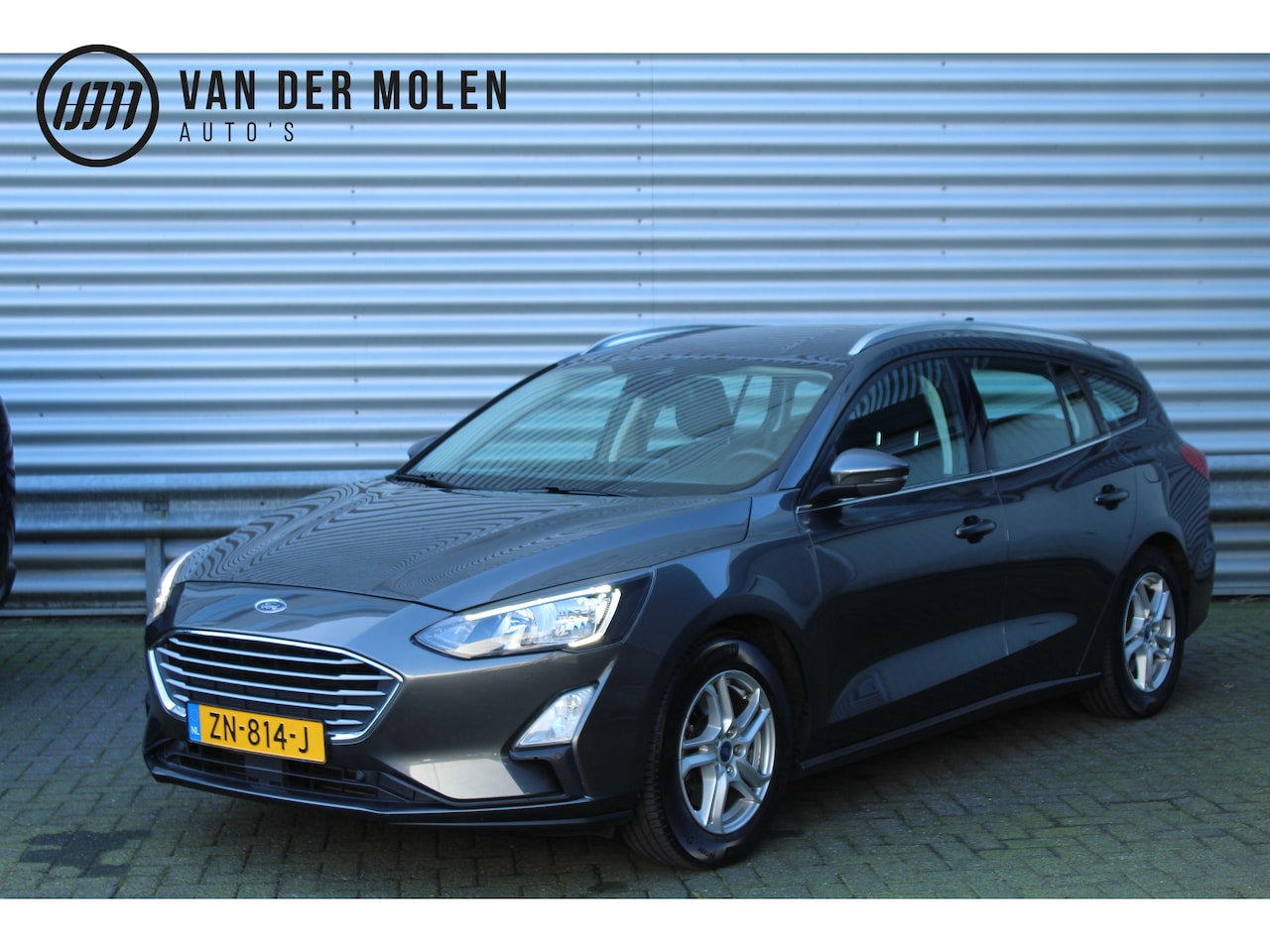 Ford Focus Wagon - 1.0 EcoBoost 101pk Trend Edition Business NL-Auto NAP Airco Cruise Navi PDC LMV Trekhaak - AutoWereld.nl