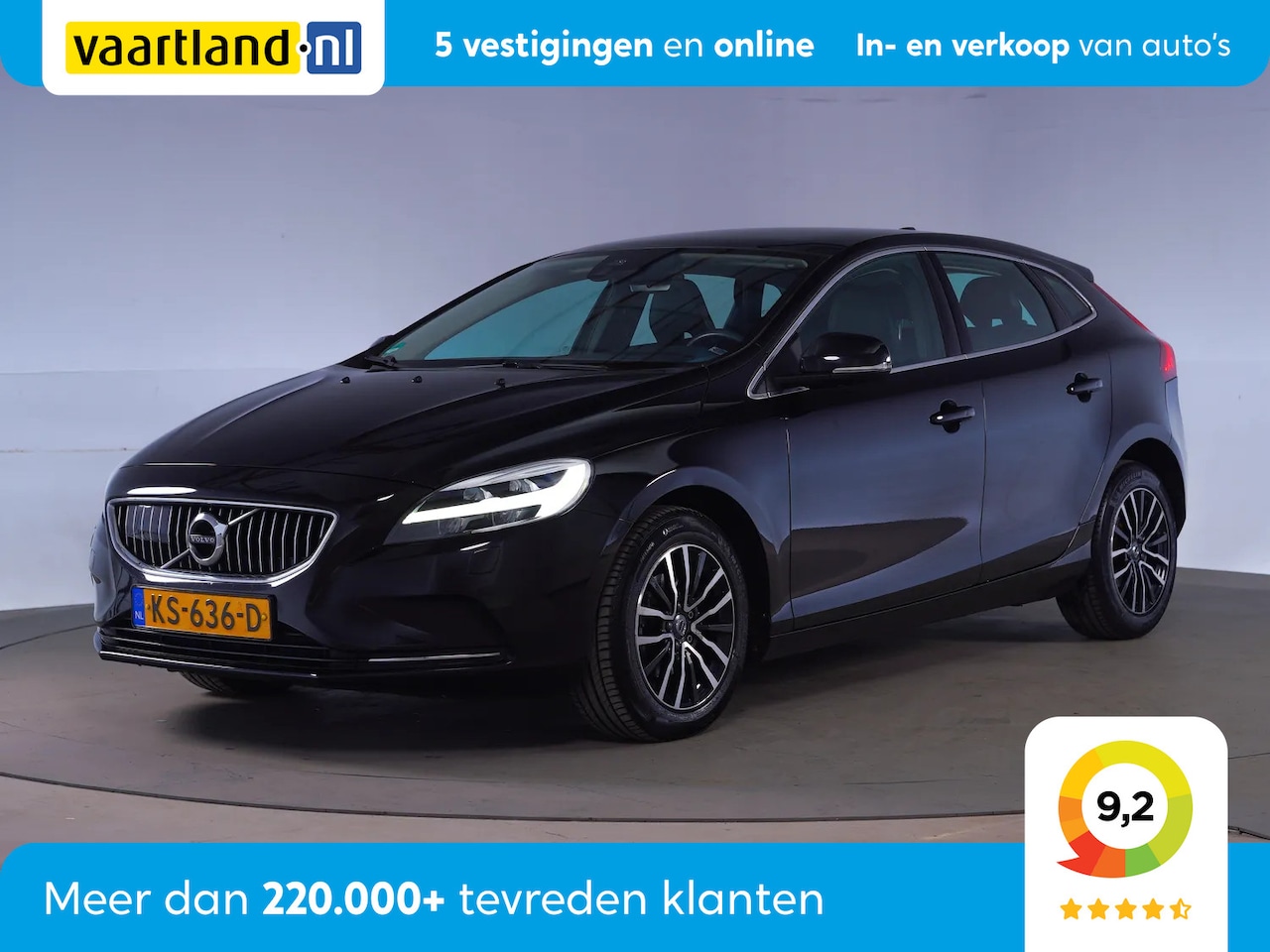 Volvo V40 - 2.0 D2 Nordic+ [ Pano LED Navi Leder Stoelverwarming ] - AutoWereld.nl