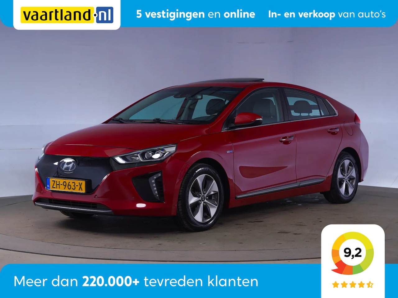 Hyundai IONIQ - Premium EV [schuifdak blind-spot stoel/stuur verwarming] - AutoWereld.nl