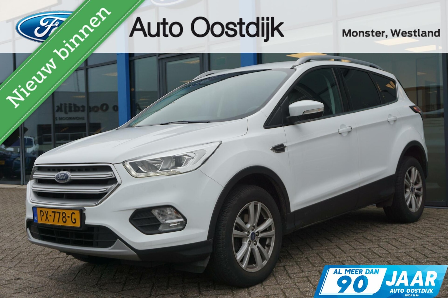 Ford Kuga - 1.5 EcoBoost Trend Ultimate 120PK Cruise Navi Climate Trekhaak Parkeersensoren Parkeersens - AutoWereld.nl