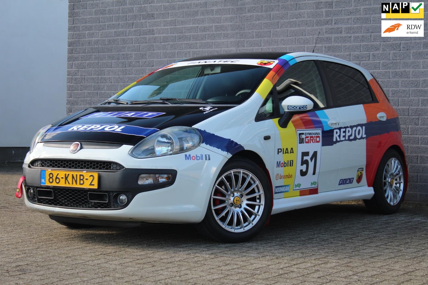 Fiat Punto Evo - 1.4 Racing Abarth 107pk 180nm, Android, NAP - AutoWereld.nl