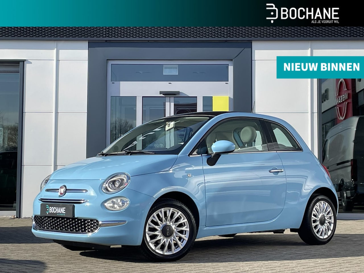 Fiat 500 - 1.2 Lounge | Panoramadak - AutoWereld.nl