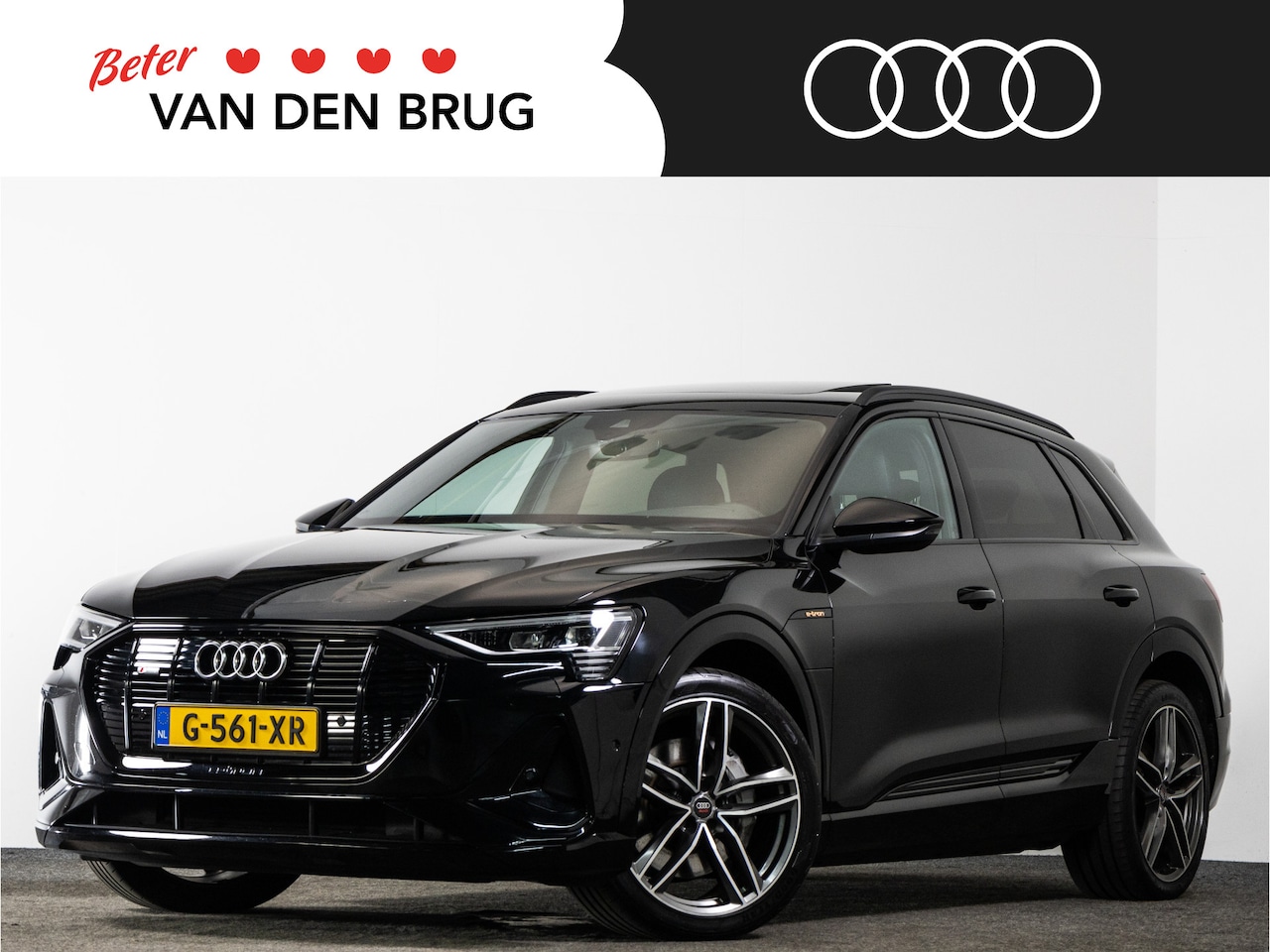 Audi e-tron - S-Line 50 313 PK QUATTRO 71 kWh | Black Optiek | Panoramadak | Trekhaak | Adaptieve Cruise - AutoWereld.nl