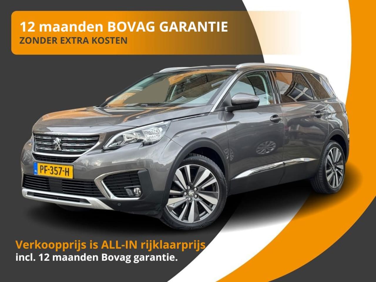 Peugeot 5008 - 1.2 130PK ALLURE 7-ZITS/NAVI/CRUISE/CARPLAY/TREKHAAK/NL-AUTO - AutoWereld.nl