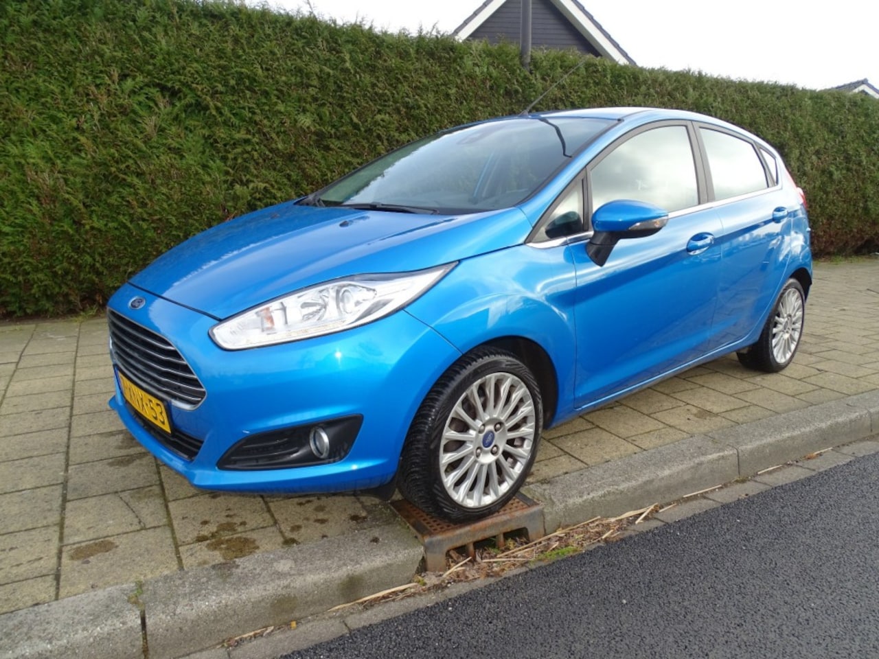 Ford Fiesta - 1.0 ECOB. TITANIUM-Clima-Navi-Cruise-Usb-Blth - AutoWereld.nl