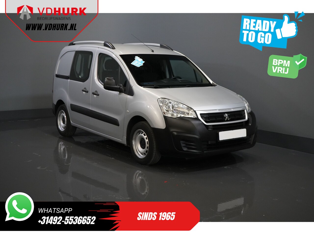 Peugeot Partner - 1.6 HDi BPM VRIJ! Ready2Go PDC/ Cruise/ Airco/ APK 2-2026 - AutoWereld.nl