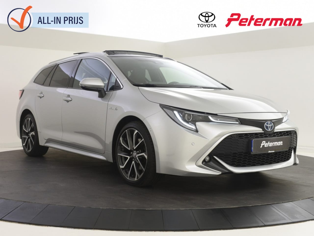 Toyota Corolla Touring Sports - 2.0 Hybrid Premium | Panoramadak |Stoelverwarming voor en achter - AutoWereld.nl