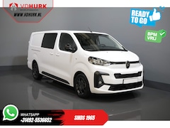 Citroën Jumpy - 2.0 HDI 180 pk Aut. DC Dubbel Cabine BPM VRIJ 2x Schuifdeur/ Virtual Cockpit/ Navi/ Carpla