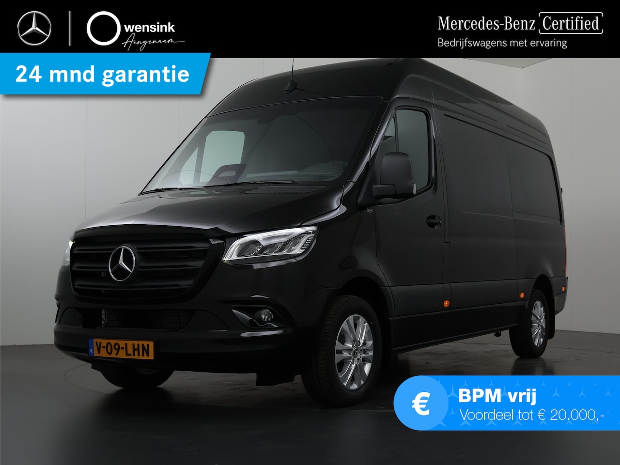 Mercedes-Benz Sprinter - 319 CDI L2 H2 Select | Aut. | Keyless Go | Parkeercamera | Bluetooth | Airco | 3-zits | Le - AutoWereld.nl