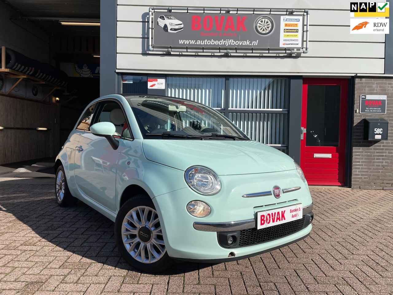 Fiat 500 C - 1.2i Cabrio Top Mint edition - AutoWereld.nl