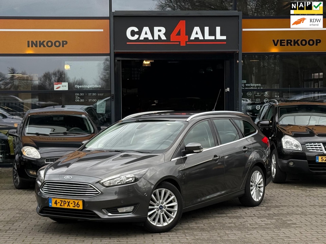 Ford Focus Wagon - 1.0 First Edition NAVI/PDC/TREKHAAK/CRUISE/CLIMA - AutoWereld.nl