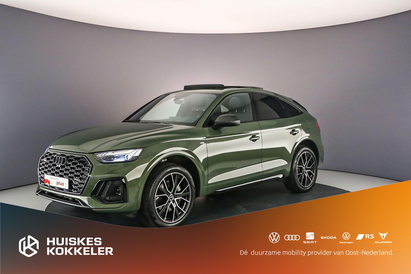 Audi Q5 Sportback - 55 TFSI e S Edition Comp. | Pano | Head Up | Carbon | Trekhaak | Leder | Matrix | Keyless - AutoWereld.nl