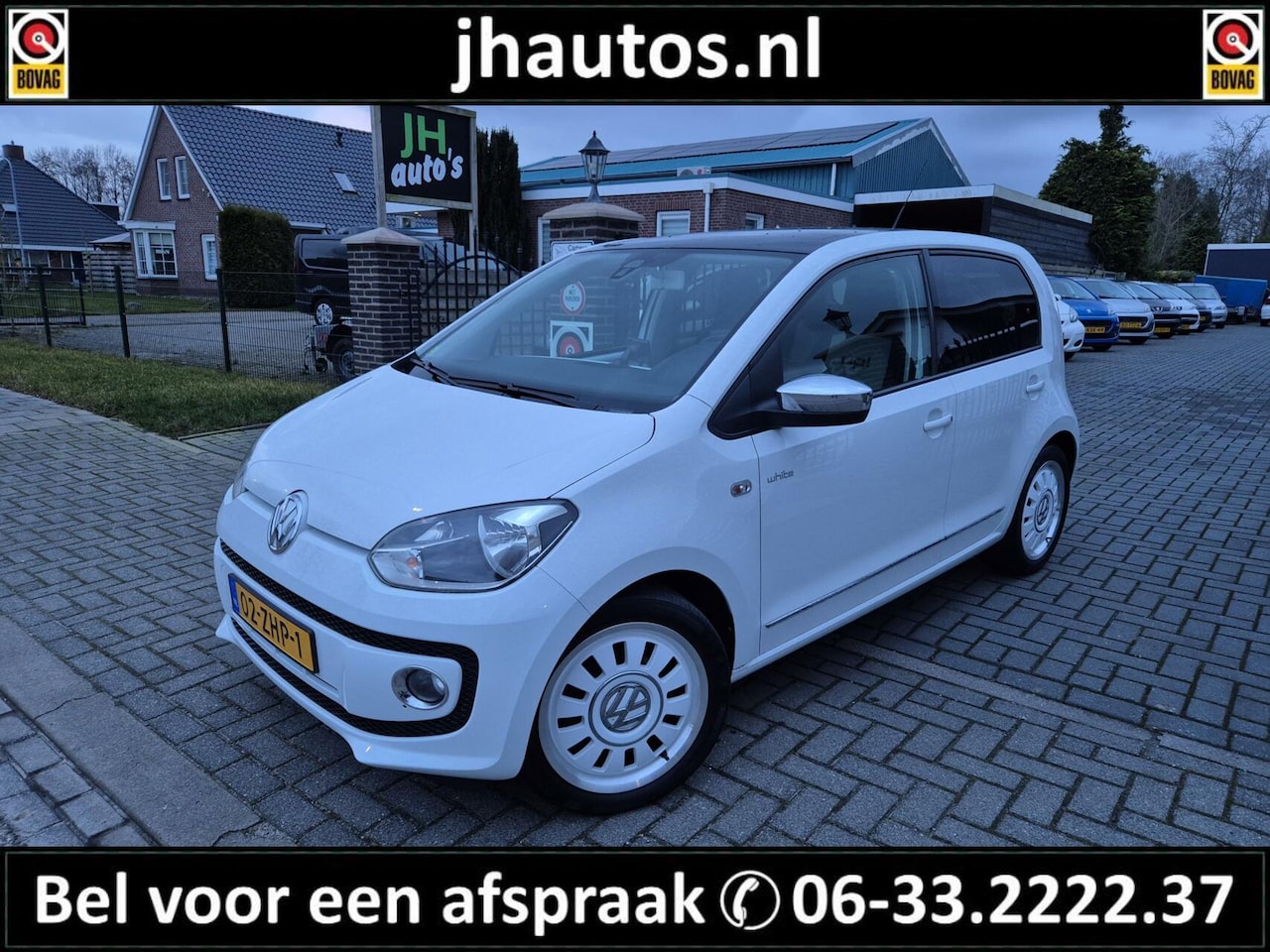 Volkswagen Up! - 1.0 high up! White up! BM PANO/CRUISE/1E-EIG - AutoWereld.nl