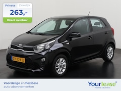 Kia Picanto - 1.0 CVVT EconomyPlusLine | All-in 263, - Private Lease | Zondag Open