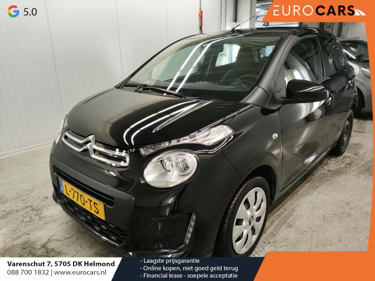 Citroën C1 - 1.0 VTi Feel Airco Carplay Navi Achteruitrijcamera Leder MF stuurwiel - AutoWereld.nl