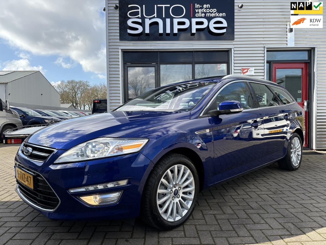 Ford Mondeo Wagon - 1.6 EcoBoost Platinum -CLIMA-LEDER/ALCANTARA-STOELVERWARMING-TREKHAAK-1600 KG TREKGEWICHT- - AutoWereld.nl