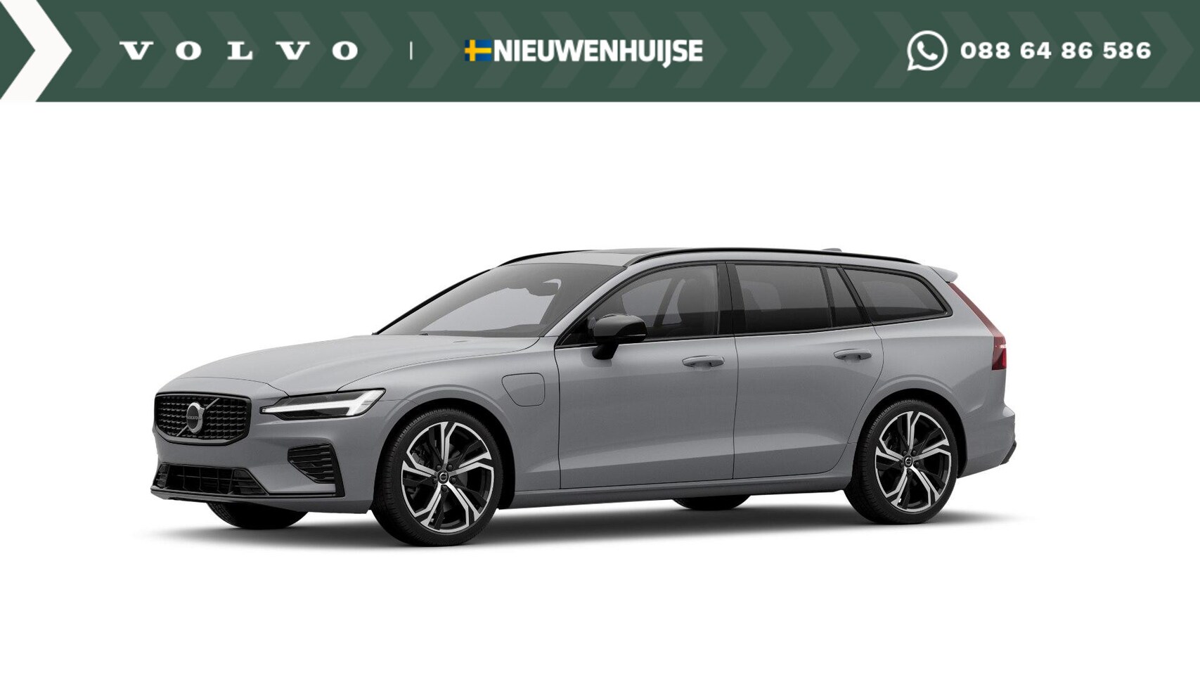 Volvo V60 - T6 Plug-in hybrid AWD Plus Dark | Longe Range | Google | Schuif-/Kanteldak | Getint Glas | - AutoWereld.nl