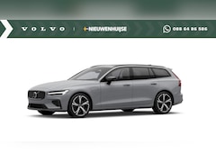 Volvo V60 - T6 Plug-in hybrid AWD Plus Dark | UIT VOORRAAD LEVERBAAR | Longe Range | Google | Schuif-/