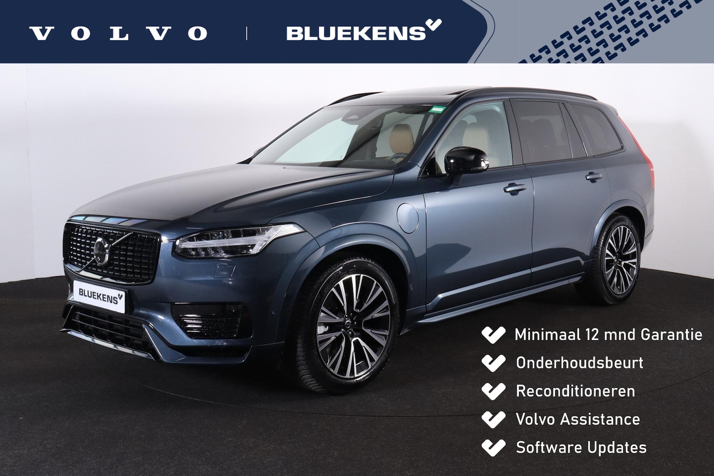 Volvo XC90 - T8 Recharge AWD Ultra Dark - LONG RANGE - Luchtvering - Panorama/schuifdak - IntelliSafe A - AutoWereld.nl