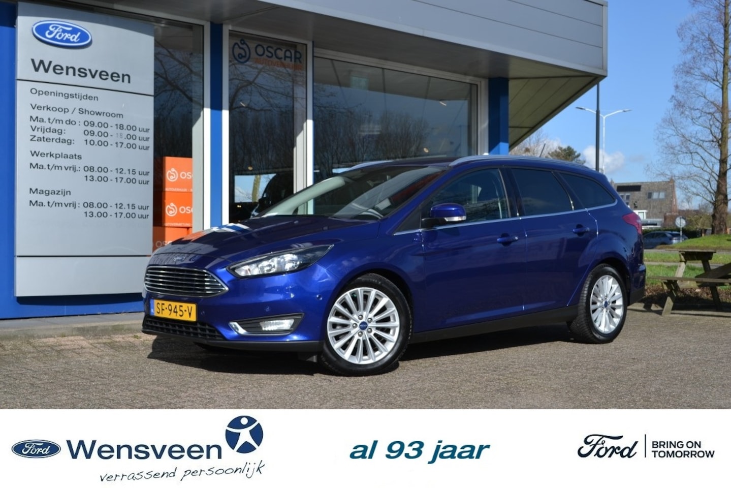 Ford Focus Wagon - 1.0T 125pk ECOBOOST Titanium Wagon | dealer onderhouden - AutoWereld.nl