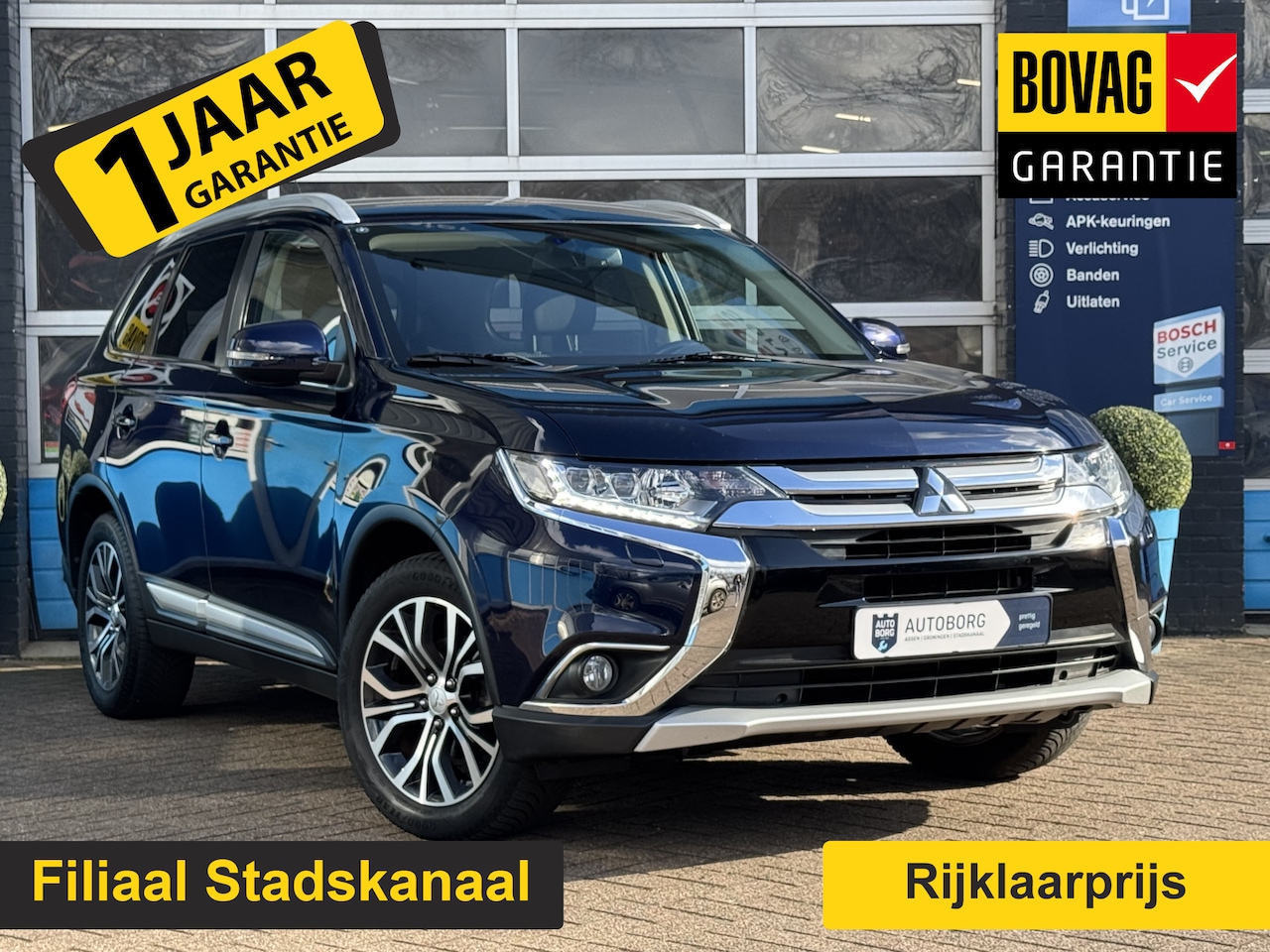 Mitsubishi Outlander - 2.0 Executive Edition Prijs Inclusief Onderhoud & 12 Maand BOVAG Garantie | Trekhaak | Ach - AutoWereld.nl