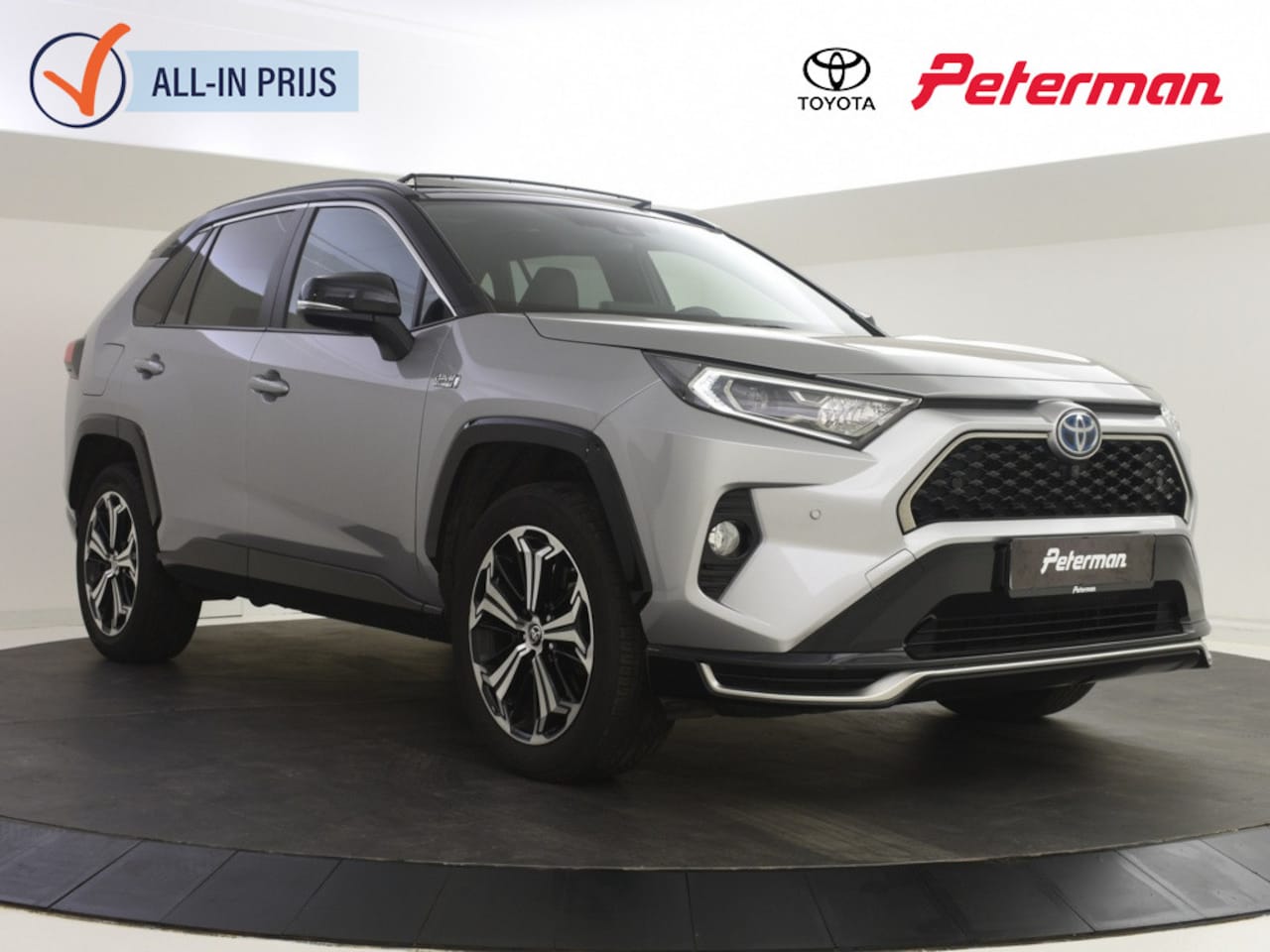 Toyota RAV4 - 2.5 Plug-in Hybride Bi-Tone+ | Panoramadak | Stoelverwarming en - AutoWereld.nl