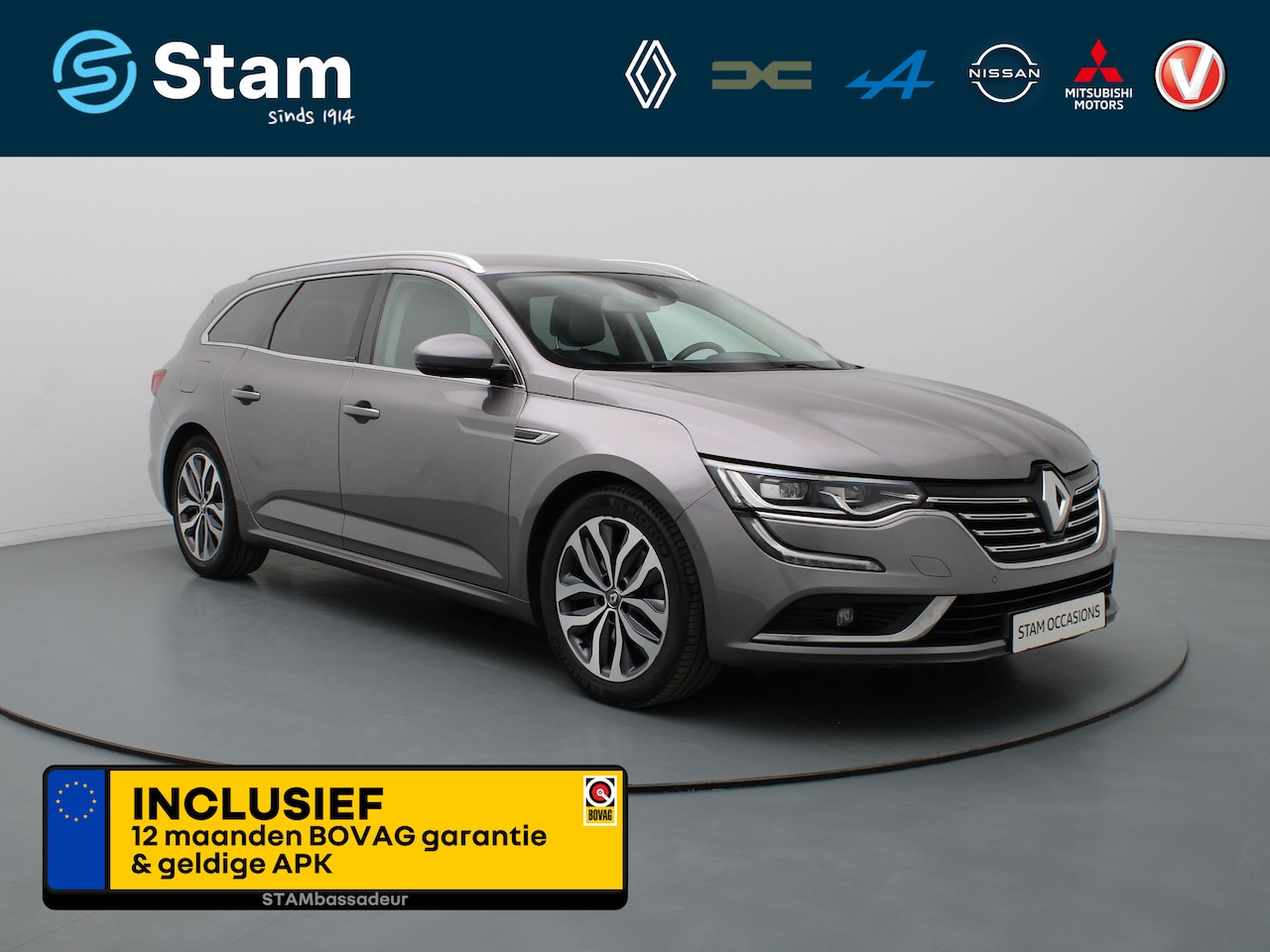 Renault Talisman Estate - TCe 225pk Intens EDC/Automaat Navi | BOSE | Trekhaak | Camera | Parkeersens. v+a - AutoWereld.nl