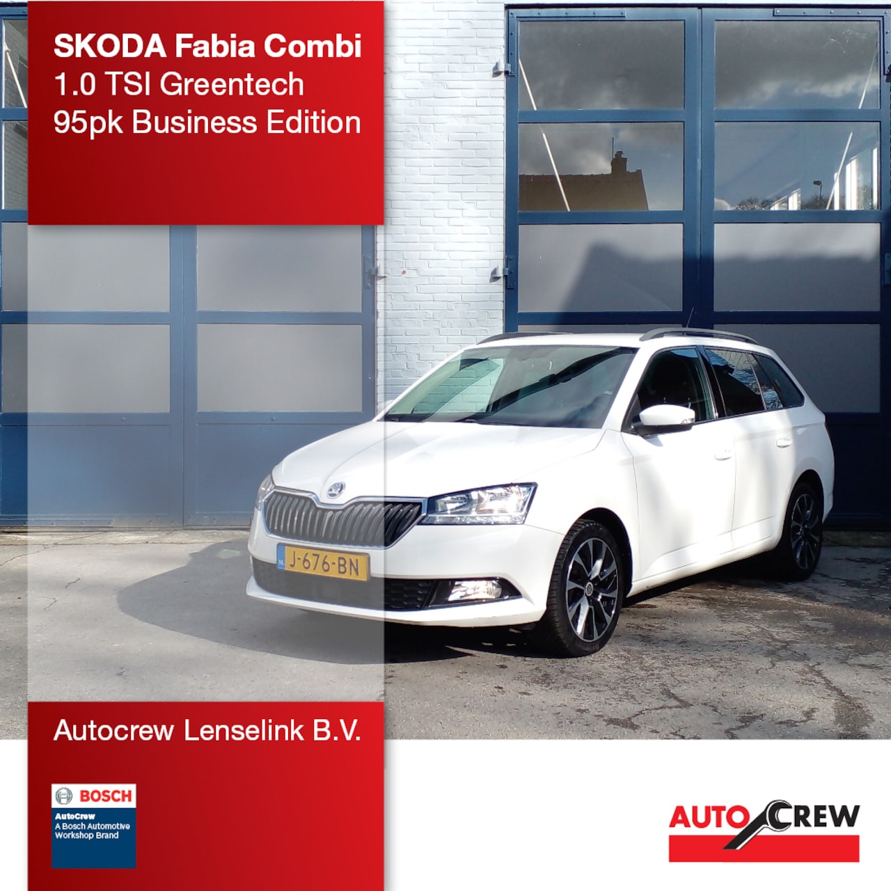 Skoda Fabia Combi - 1.0 TSI Greentech 95pk Business Edition | Origineel NL | - AutoWereld.nl