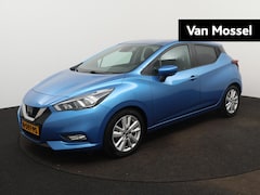 Nissan Micra - 1.0 IG-T N-Connecta | 100pk | Bluetooth | Camera | Dealer Onderhouden | Lichtmetalen Velge