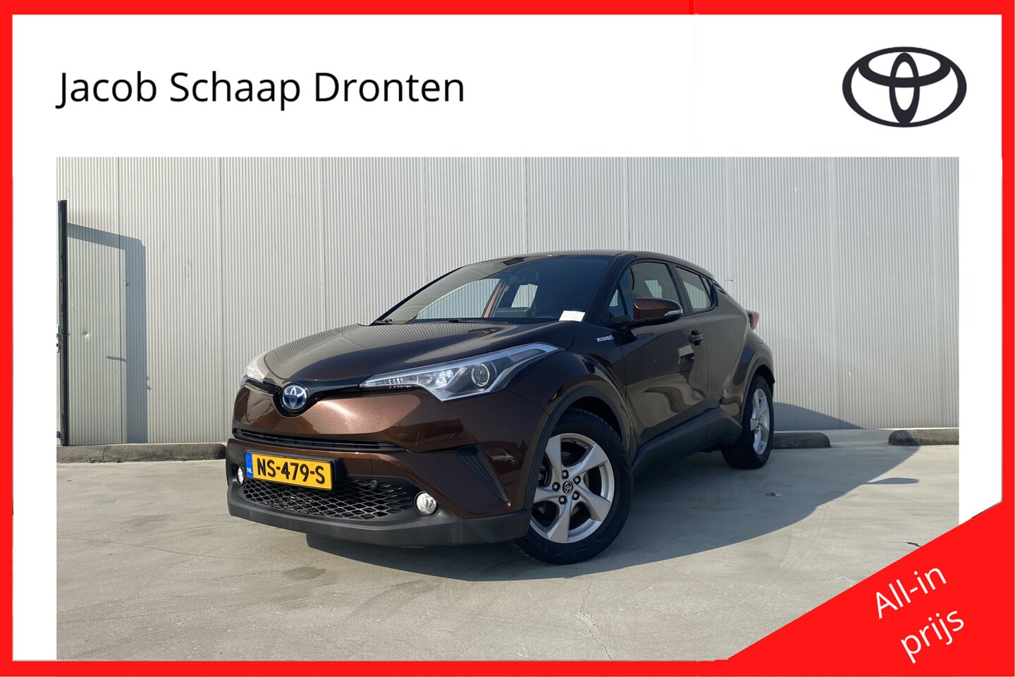 Toyota C-HR - 1.8 Hybrid Dynamic | Navigatie | Parkeersensoren voor/achter | - AutoWereld.nl