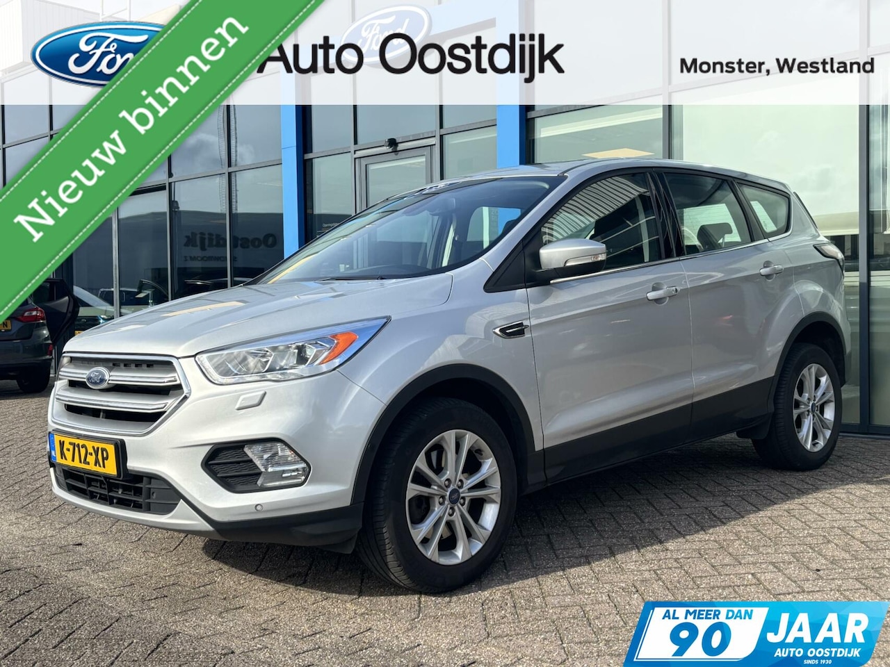 Ford Kuga - 1.5 EcoBoost Titanium 182PK Automaat Afn. Trekhaak Winterpack Leder Panodak Navi Cruise Pa - AutoWereld.nl