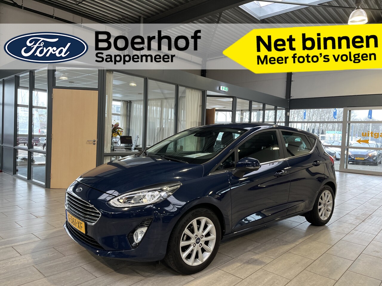 Ford Fiesta - EcoBoost 95PK Titanium I 16"LM velgen I Cruise I Parkeersensoren 50.000km!! - AutoWereld.nl