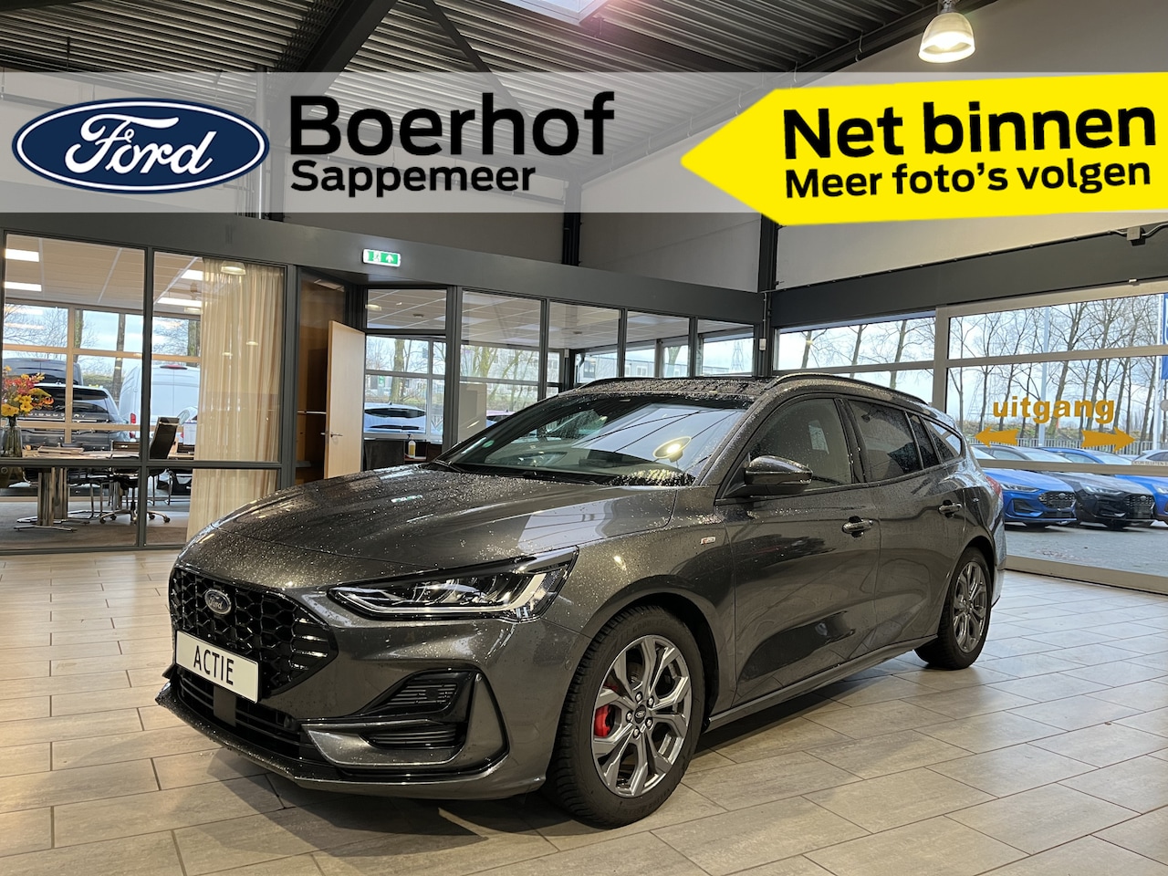 Ford Focus Wagon - EcoBoost 125PK Hybrid ST Line | Pano I AGR stoelen I Sync4 I Camera I All season I fabr. g - AutoWereld.nl