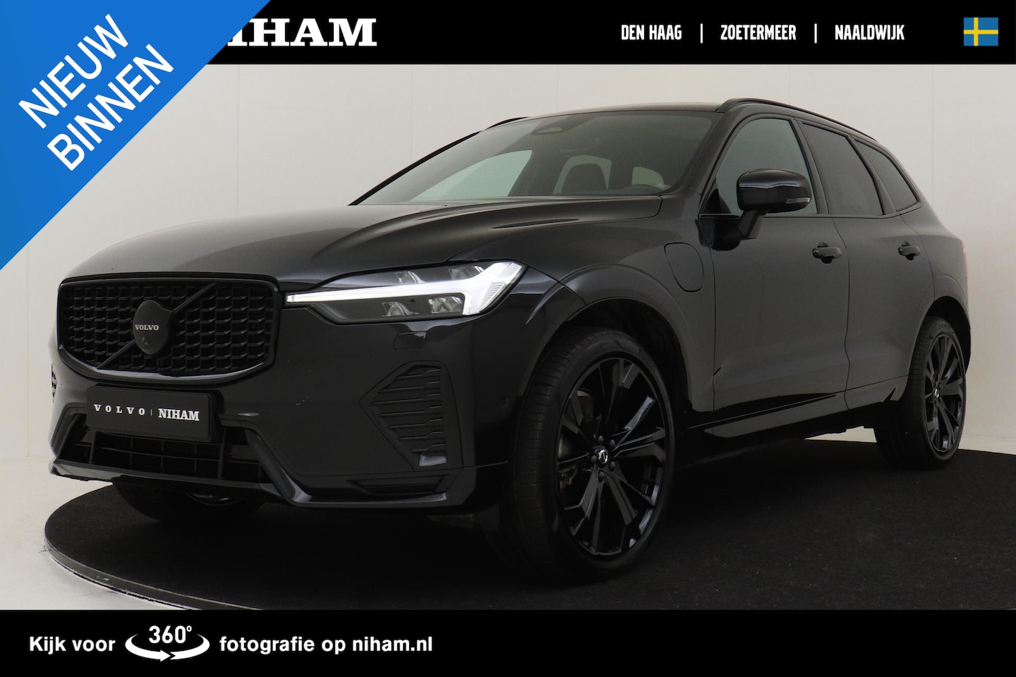 Volvo XC60 - T8 RECHARGE AWD PLUS BLACK EDITION -PANO.DAK|HARMAN/KARDON|ADAP.LED|360°CAM - AutoWereld.nl