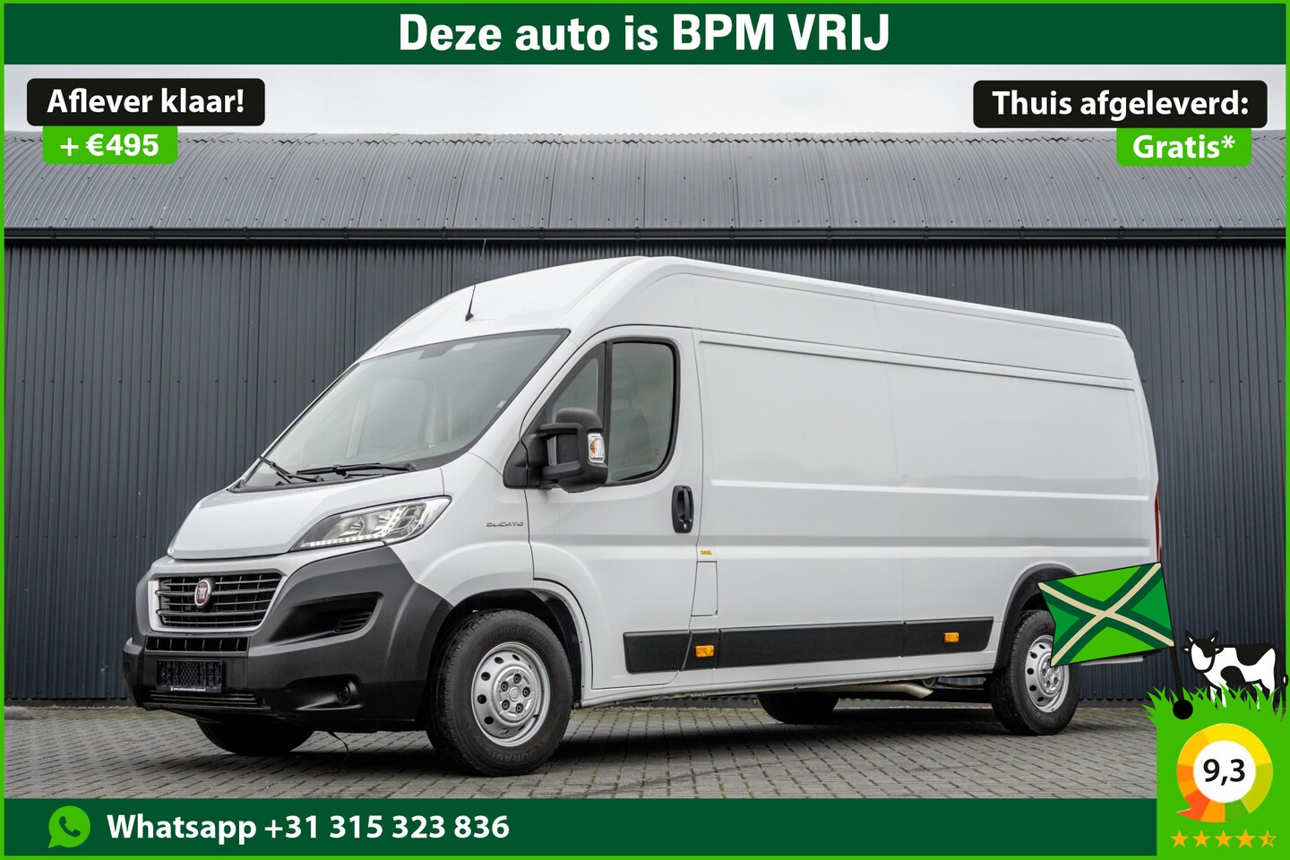 Fiat Ducato - **2.3 MultiJet L4H2 | Euro 6 | 131 PK | Cruise | Airco | Camera | Navigatie** - AutoWereld.nl