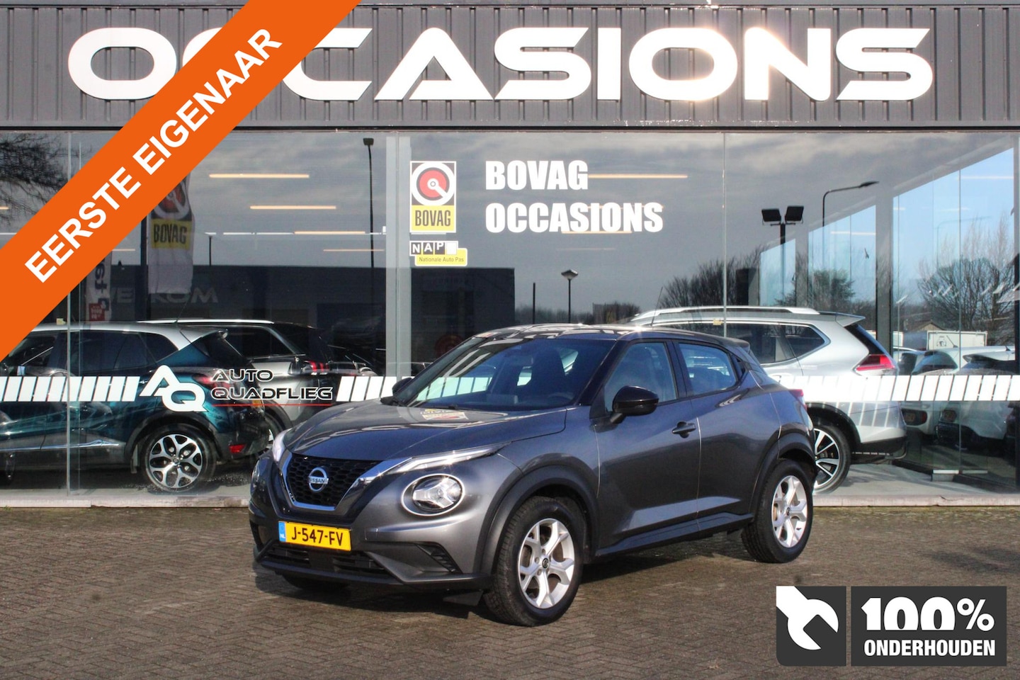 Nissan Juke - 1.0 DIG-T Acenta 1 EIGENAAR/ APPLE CARPLAY/ DAB - AutoWereld.nl